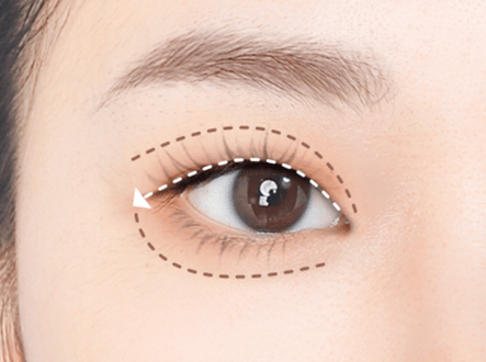 5种单眼皮眼妆画法，三倍大眼巨消肿插图