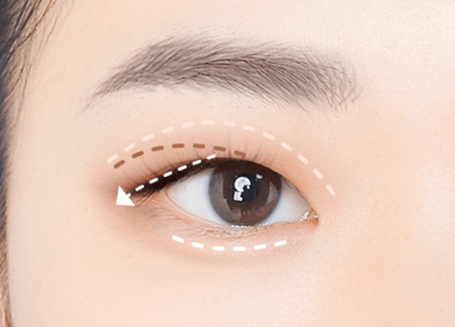 5种单眼皮眼妆画法，三倍大眼巨消肿插图(3)