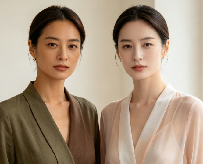 为什么有些颜色显年轻，有些颜色显老？冷暖肤色决定你的减龄色插图